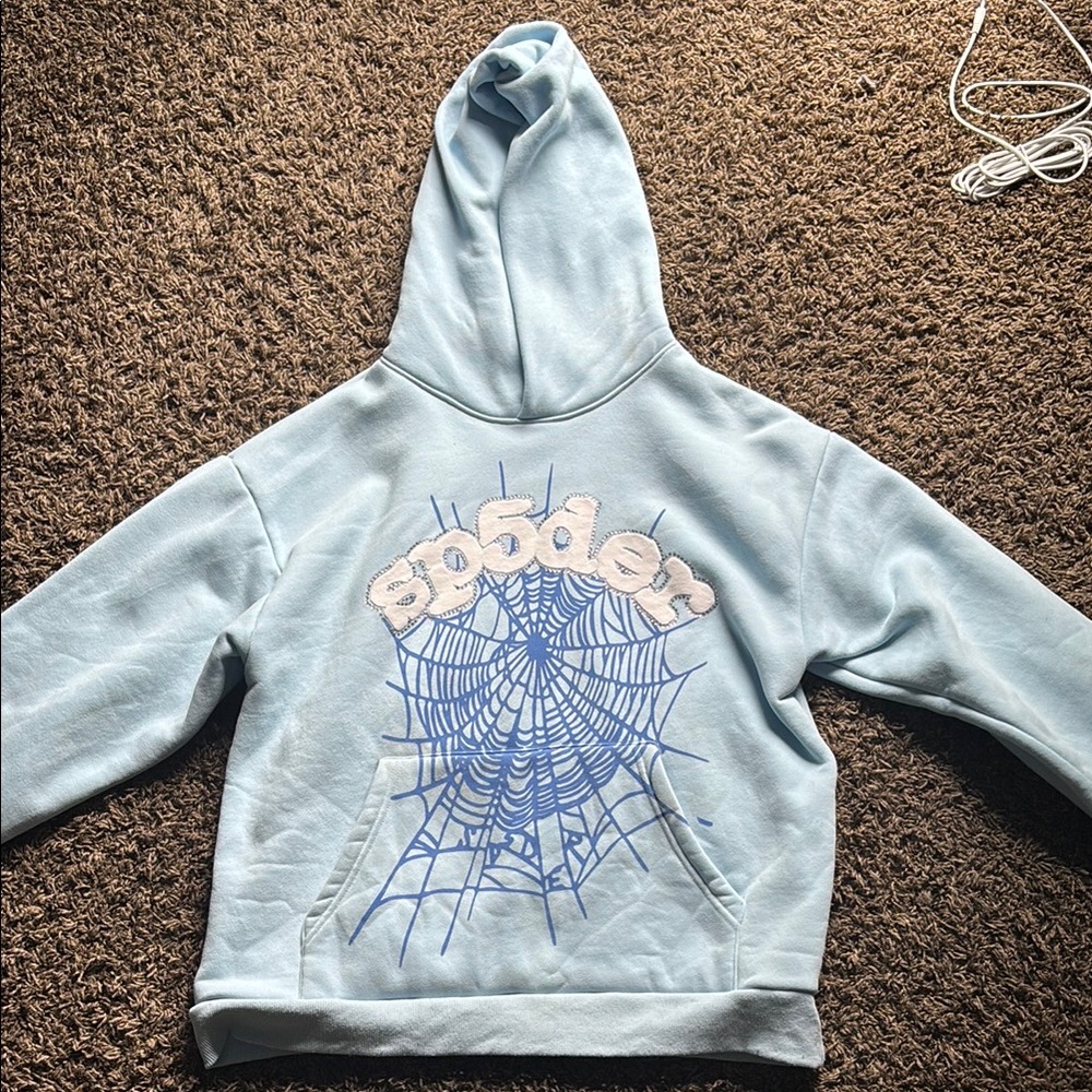 Blue Graphic Hoodie